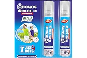 CAEMORA Odomos 2X Mosquito Insect Repellent Fabric Roll On | Insect Repellent | Bite Repellent | Mosquitos Repellent | Long-Lasting Protection | Maximum Level of Protection Against Mosquitoes | 16ml