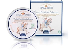Helan, Linea Bimbi Bio – kojąca pasta ochronna, krem na pieluchy, zaczerwienienia i podrażnienia, ochronna pasta nawilżająca z aloesem, woskiem pszczelim, witaminą C i E, Made in Italy, 100 g