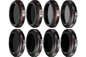 Freewell den ganzen Tag - 4K-Serie - 8Pack Kamera Objektiv Filter Kompatibel Mit Mavic 2 Zoom/Mavic 2 Enterprise Drone