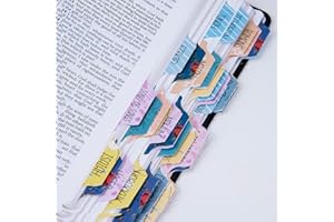 Laminierte Bibel-Registerkarten für Studie Bibel, Prefdo Großer Druck Blumendesign 66 Bibelregister Registerkarten altes und neues Testament