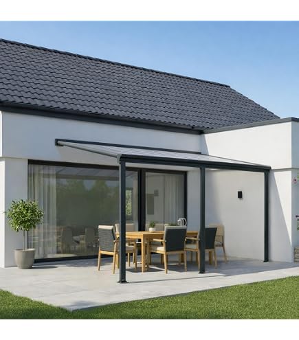 Amazon.de: Camerina Pergola Bambus 170170220 cm TerrassenBerdachung Pergola  Bausatz Anbau Pavillon Terrassen-Pergola