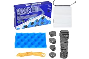 BUT OSWETF Magnetyczna gra w szachy, magnetyczna gra w szachy, podróżna szachownica, przenośna gra w puzzle, szachy, dla dzieci i dorosłych, na spotkania rodzinne