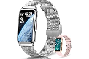 124 + sportig smart klocka för män och kvinnor, 1,47 tum HD sportarmband Smartwatch med Bluetooth-meddelanden, klocka stegräk
