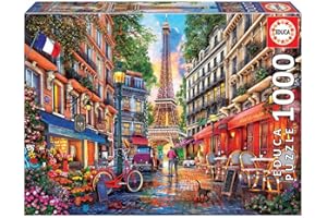 Educa - Puzzle de 1000 Piezas para Adultos | Paris, Dominic Davison. Incluye Pegamento Fix Puzzle. A Partir de 14 años (19019)