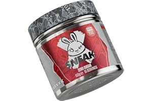 ‎SNEAK SNEAK | Kirschbombe 150g Geschmack | In-Game Focus Boost Energy Drink, zuckerfrei, kalorienarm, vegetarisch | 15 Portionen