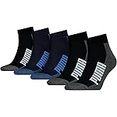 PUMA Bwt Cushioned Quarter Calcetines (Pack de 5) Unisex Adulto