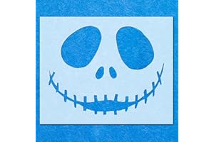 LAZER NINJA Jack Skellington Stencil, Mylar Airbrush Painting Wall Art Crafts