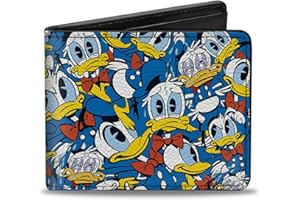 Buckle-Down Męski portfel PU Bifold, wielobarwny