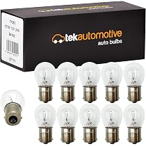 Box Of 10 Eurolec 581 Amber Indicator Bulbs – 12V 21W, BAu15s Offset Pins