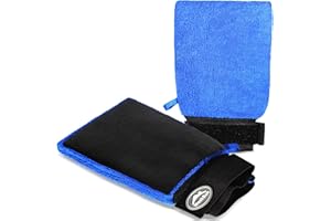 2 Pack Clay Mitt, WEEKSUN Clay Mitt For Car Detailing With Elastic Strap Veicer0, Clay Bars Auto Detailing Mitt, Scratch-free Safe Clay Eraser Mitt for Car Detailing Cars Paint Polishing Clay Bar Tool