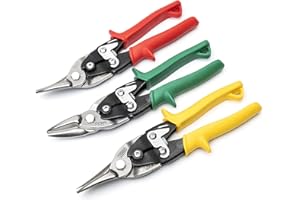 Crescent Wiss 3 Piece MetalMaster Compound Action Aviation Snip Set - M123R