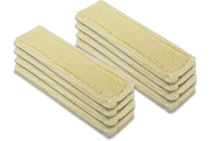 Supremery 8X Funda de Microfibra Compatible con Kärcher WV Aspirador de Ventanas inalámbrico WV 6 Plus (Premium), WV 5 Plus (Premium), Amarillo Interior limpiacristales, reemplaza 2.633-130.0