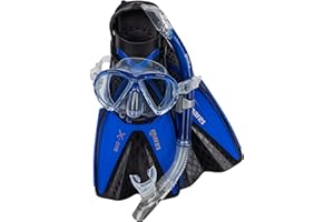 Mares Set X-One Marea Masque, Tuba et Palmes Snorkeling Enfants Mixte