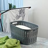 Poomy 27 Lt Desenli Plastik &Ccedil;amaşır Sepeti, PMYC.N12