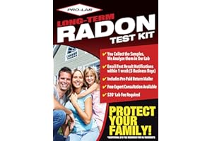 PROLAB Pro Lab Inc. RL116 Long-term Radon Test Kit