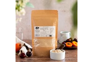 ‎TAIGA NATURKOST Gekeimtes & Fermentiertes Bio Braunhirsepulver – Urkorn Wildform, Roh – 200 g