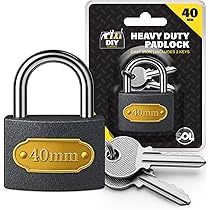 Merriway Vorhängeschloss BH01184 - 50mm Hochbelastbar Tri-Circle