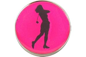 Mercia Golf Lady Golfer Golf Ball Markers in a choice of 6 colours