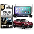 HONEY TEMPERED HUB Screen Guard For Android Diamond 2K 10.1 Inch Car Stereo System | Aftermarket Infotainment Screen Protector | Touchscreen Music Audio Player Accessory [Not Tempered Glass] ( with button hole )