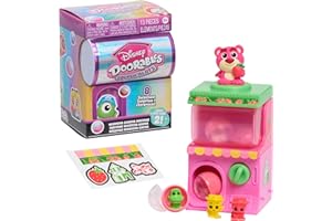 Disney Doorables Distributore Whatcha Gotcha, 8 pezzi, 4 personaggi collezionabili a sorpresa, giocattoli per bambini dai 5 anni in su di Just Play