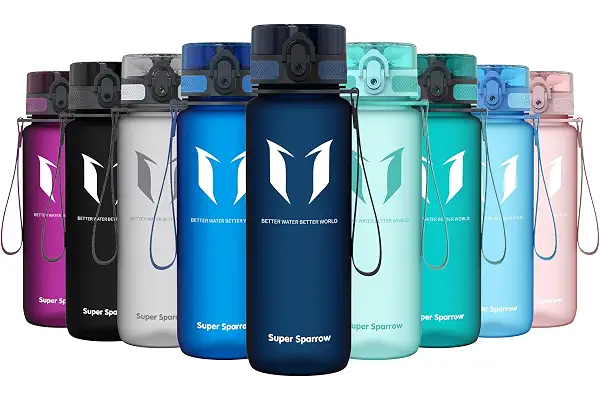 Super Sparrow Botella de Agua Deportiva -350ml & 500ml & 750ml & 1000ml - Sin BPA