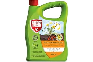 PROTECT GARDEN Permaclean Duo Unkraut & Wurzel Ex AF, anwendungsfertiger Unkrautvernichter mit Zweifachwirkung gegen Unkräuter und Ungräser, 3 Liter