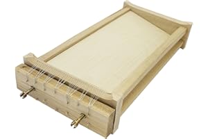 Calder 4335 Attrezzo per Pasta alla Chitarra, Legno, Marrone, 42x22x9 cm