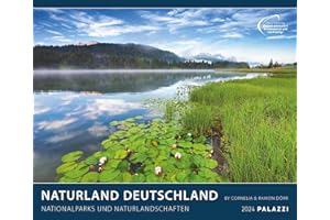 PALAZZI Naturland Deutschland 2024 - Bild-Kalender - Poster-Kalender - 60x50: Nationalparks und Naturlandschaften