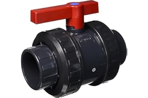 Cepex AQ PVC Kugelhahn 90 mm, schwarz, 26.4 x 16.5 x 22.5 cm