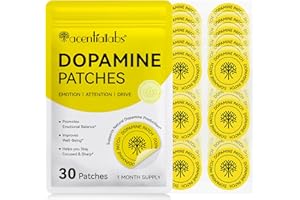 BODY JUICE OIL Dopamine Patches, Mood & Positivity Support, Plant-Based Formula, 30 Vegan Patches (1)