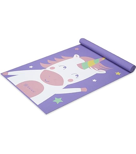 Yoga Design Lab Die Kinder-Yogamatte | Umweltfreundlich stützend bunte | Ungiftig | Ideal für Yoga, Gymnastik, Bewegung, Leichtathletik | Inklusive Tragegurt (Celestial, 4 mm