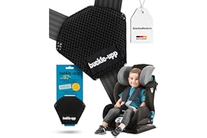 buckle-upp Sistema de Seguridad Seguridad de los niños en el automóvil - Protege a los niños y Les impide Quitar el cinturón de Seguridad - Previene la liberación Durante Viajes en Coche