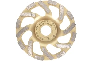 PRODIAMANT Diamant-Schleiftopf 125 mm x 22,2 mm Turbo ST81 Diamantschleifscheibe Beton Naturstein Profiqualität