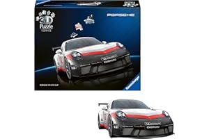 Ravensburger - Puzzle 3d Iconics: Porsche 911 GT3 Cup | Puzzle 3d Per Adulti E Bambini A Partire Dagli 8 Anni | Modellismo Da Costruire Adulti Di 108 Pezzi | Regalo Bambino 8 Anni E Più