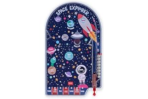 LEGAMI - Mini Flipper, Jeu Portable, 17,7 x 29 cm, Thème Space, PBG0004