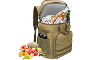 ‎HP HOPE Hp hope Kühlrucksack 43L Isolierte Kühltasche Picknicktasche Warmhaltebox Kühlbox Kühlrucksack Groß Rucksack Herren und Damen für Camping Strand Outdoor Reisen Familie Picknick BBQ
