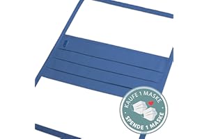 von Jungfeld – Stoff Mund Nasen Maske 100% Baumwolle unisex hellblau zum Binden