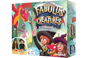 Dujardin – Fabulus Creatures | Jeu de société Scientifique Enfant | Découvertes de créatures fantastiques et de Leurs pouvoirs | Coffret d'expériences Magiques | en Solo ou à Plusieurs | Dès 8 Ans
