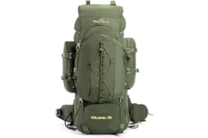 Tripole Colonel Series Internal Frame Rucksack - with Detachable Daypack & Rain Cover