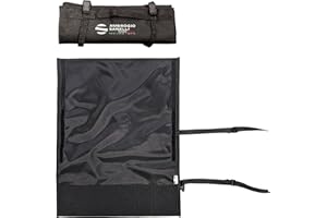 SANELLI AMBROGIO Ambrogio Sanelli, Rotolo Porta coltelli Chef, Custodia per 6 Coltelli/Accessori, Adatto per Lame fino a 30 cm, 2 Fibbie Regolabili e Maniglia per il Trasporto, Pratico e Sicuro, 48 x 62 cm