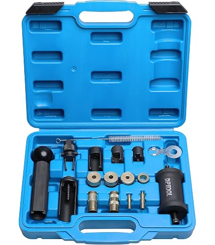 Injection Nozzles Sealing Seats Tool Iniettore Diesel Sedili Pulitore Pennelli 14 Pezzi Iniezione Combustibile Pulizia Strumento Set Kit 65547150