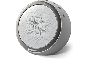 Dreamegg White Noise Machine for Adults, 10W Hi-Fi Sound Machine with 29 Soothing Sleep Sounds, Bluetooth Speaker, Noise Masking for Snoring, Traffic & Office Privacy, for Deep Sleep & Relaxation