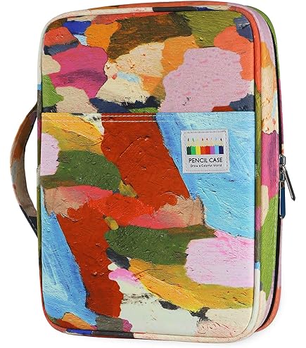 216 Slots Large Capacity Pencil Bag Case Organizer Cosmetic Bag For Colored Pencil Watercolor Pen Markers Gel Pens Great Gifts - 21 - View #6