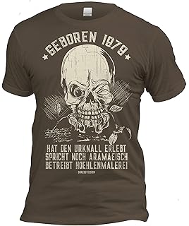 Funshirt Urkunde Geboren 1969 Lustiges Geburtstagsgeschenk