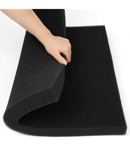 APXEL Aquariumfilterspons, 2pcs Meerlaagse Filtermat