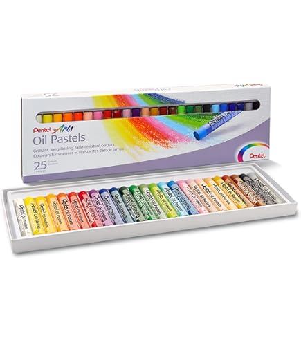 Boite De 12 Pastels à L'huile, Soluble à L'eau - Art Philosophy (rustic