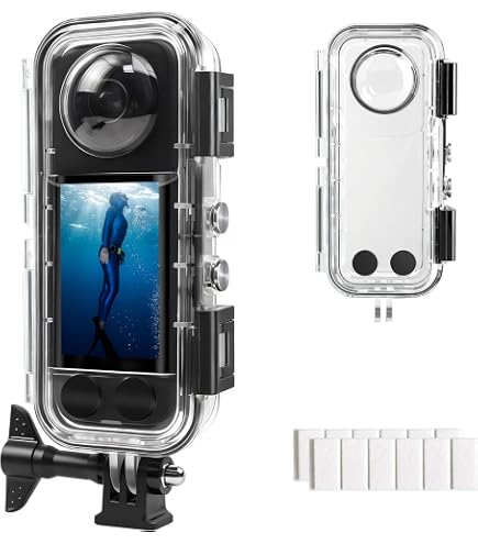LICHIFIT Custodia Impermeabile Per Insta360 X5 – Fino A 40M Di Profondità, Con Lente Ottica E Antiappannamento, Perfetta Per Sub E Sport Acquatici - 3