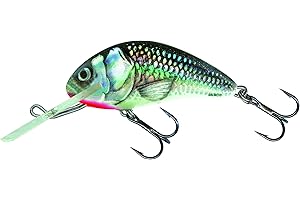 LEW'S Salmo Hornet Crank Floating Fishing Lures - Holo Grey Shiner