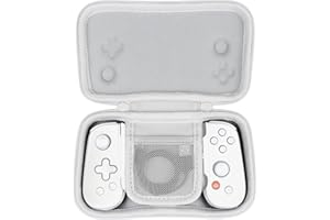 Aenllosi pour Backbone One 2ème Génération/Backbone One Manette de Jeu Mobile Étui de Transport Rigide, Boîtier Uniquement, Blanc [Nintendo_Switch]
