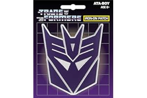 Ata-Boy Transformers Decepticon Patch Officially Licensed Embroidered Patch